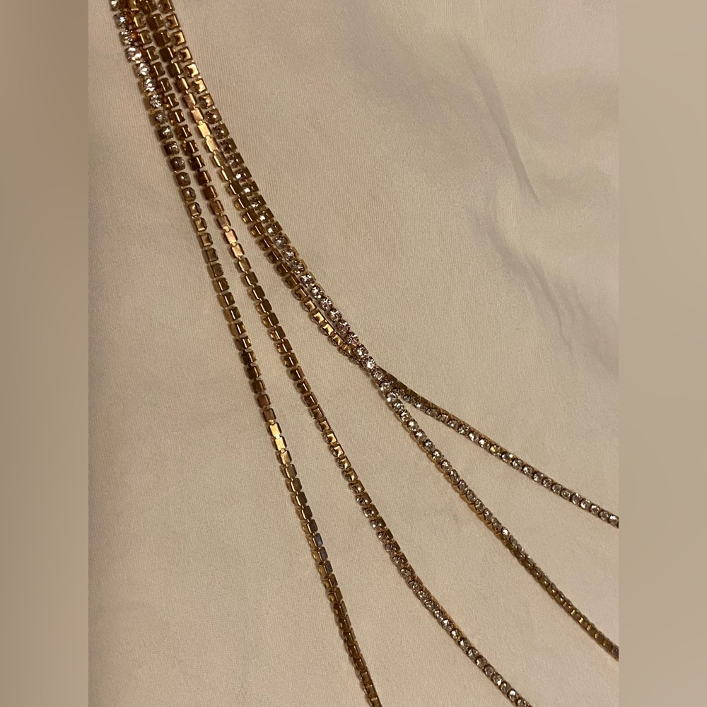 HRH Collection Rose Gold Body Chain/Necklace